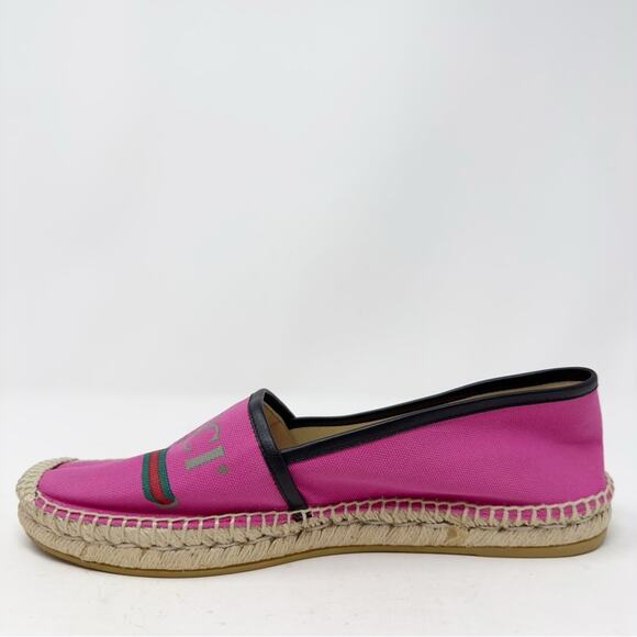 Gucci Canvas Logo Espadrilles 40 - Picture 7 of 13